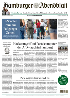 Cover of Hamburger Abendblatt (Harburg)