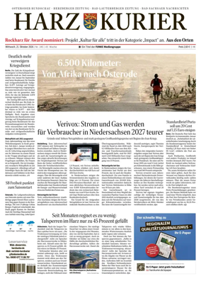 Cover of Harz Kurier