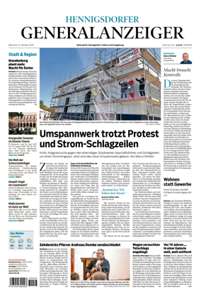 Cover of Hennigsdorfer Generalanzeiger