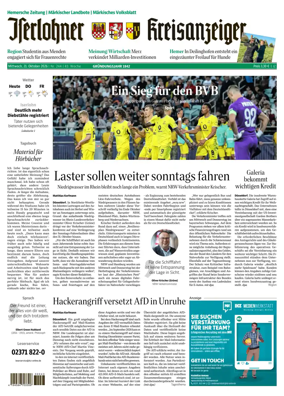 Cover of Iserlohner Kreisanzeiger und Zeitung (Iserlohn)