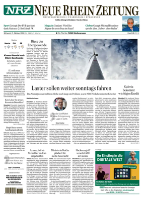 Cover of Neue Rhein Zeitung (Dinslaken)