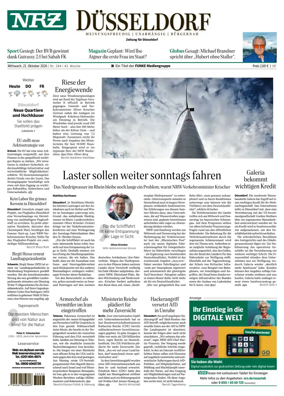 Cover of Neue Rhein Zeitung (Dusseldorf)