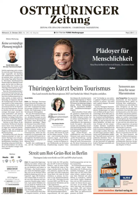 Cover of Ostthuringer Zeitung (Jena)