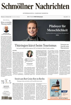 Cover of Ostthuringer Zeitung (Schmolln)