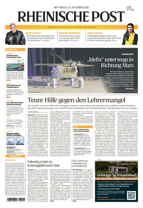 Cover of Rheinische Post Duesseldorf Meerbusch
