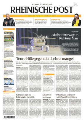 Cover of Rheinische Post Duisburg