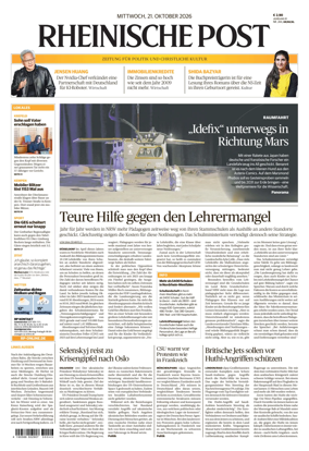 Cover of Rheinische Post Krefeld Kempen