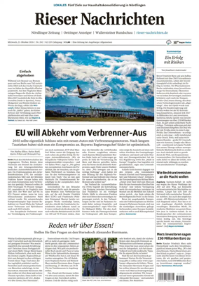 Cover of Rieser Nachrichten