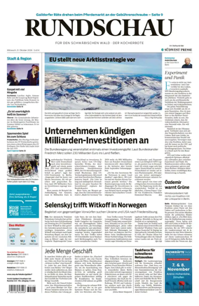 Cover of Rundschau fur den Schwabischen Wald – Der Kocherbote