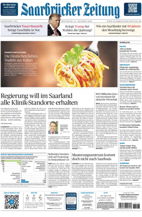 Cover of Saarbruecker Zeitung