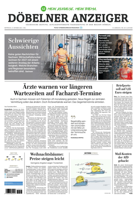 Cover of Sachsische Zeitung (Dobeln)