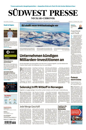 Cover of SUDWEST PRESSE - Neckar-Chronik