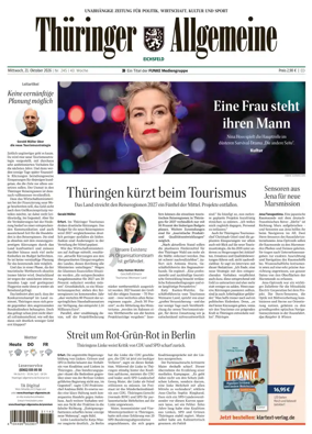 Cover of Thuringer Allgemeine (Eichsfeld)