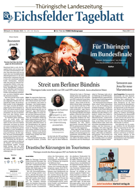 Cover of Thuringische Landeszeitung (Eichsfeld)