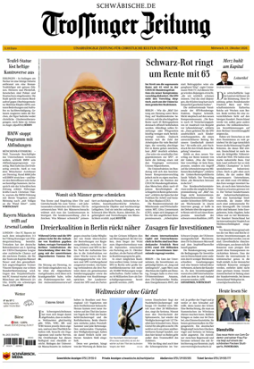 Cover of Trossinger Zeitung
