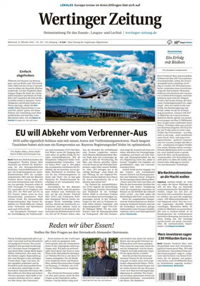 Cover of Wertinger Zeitung