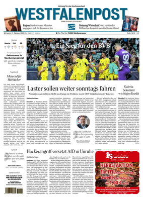 Cover of Westfalenpost (Brilon)