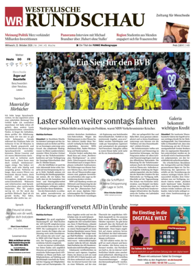 Cover of Westfalische Rundschau (Meschede)
