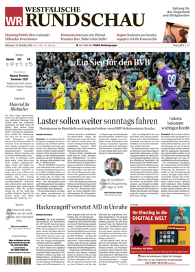 Cover of Westfalische Rundschau (Siegen)