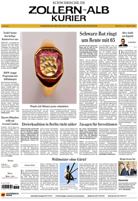 Cover of Zollern-Alb-Kurier (Balingen)