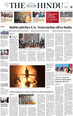 Cover of The Hindu - International
