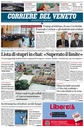 Cover of Corriere del Veneto (Padova e Rovigo)