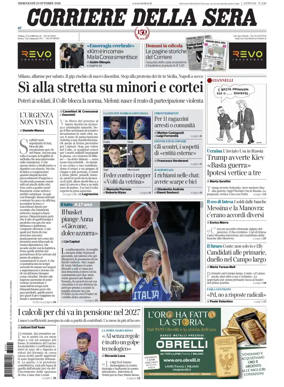 Cover of Corriere della Sera