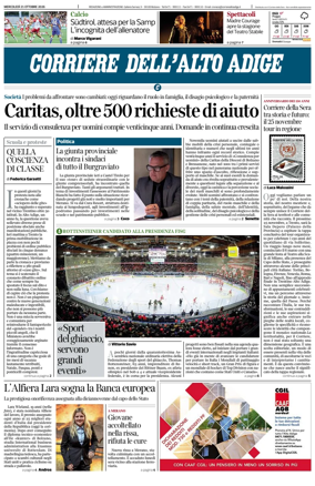 Cover of Corriere dell'Alto Adige