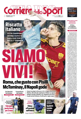 Cover of Corriere dello Sport