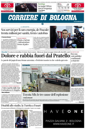 Cover of Corriere di Bologna