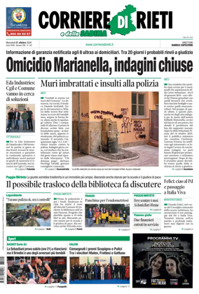 Cover of Corriere di Rieti