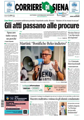 Cover of Corriere di Siena