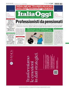 Cover of ItaliaOggi