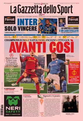 Cover of La Gazzetta dello Sport - Milano