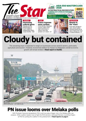 Cover of The Star Malaysia