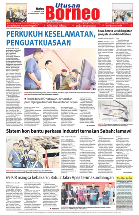 Cover of Utusan Borneo (Sabah)