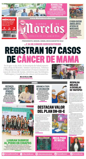 Cover of Diario de Morelos