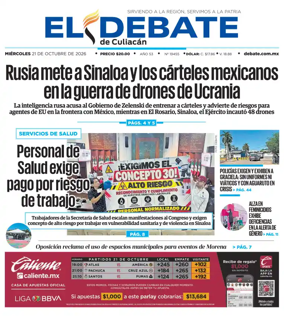 Cover of El Debate de Culiacan