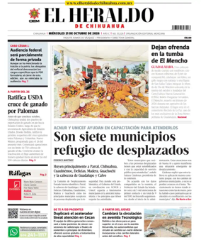 Cover of El Heraldo de Chihuahua