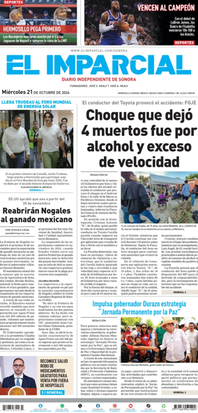 Cover of El Imparcial