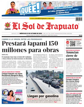 Cover of El Sol de Irapuato