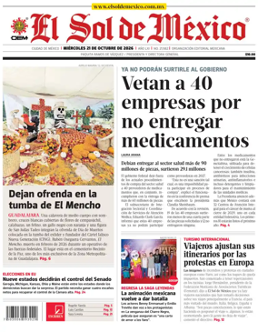 Cover of El Sol de Mexico