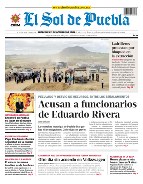 Cover of El Sol de Puebla