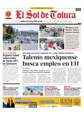 Cover of El Sol de Toluca