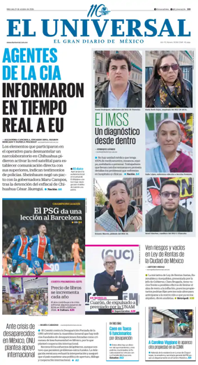 Cover of El Universal