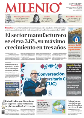 Cover of Milenio Monterrey
