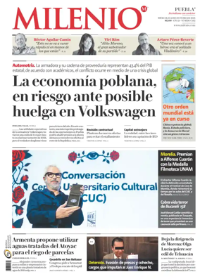 Cover of Milenio Puebla