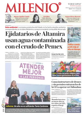 Cover of Milenio Tamaulipas