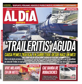 Cover of Periodico Al Dia (Irapuato)