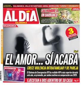 Cover of Periodico Al Dia (Salamanca)